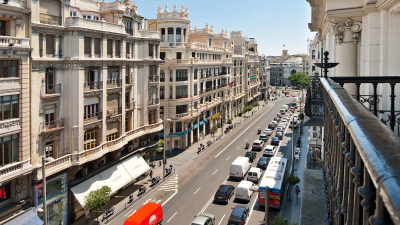 Catalonia Gran Via Madrid Hotell Exteriör bild